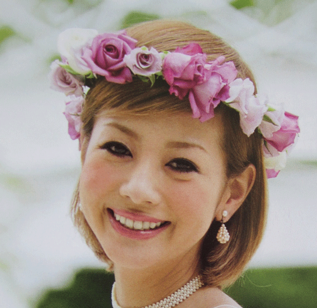 バラの花冠 ガーランドフェア 横浜 ハワイでオリジナルウェディング 結婚式 パーティプロデュース